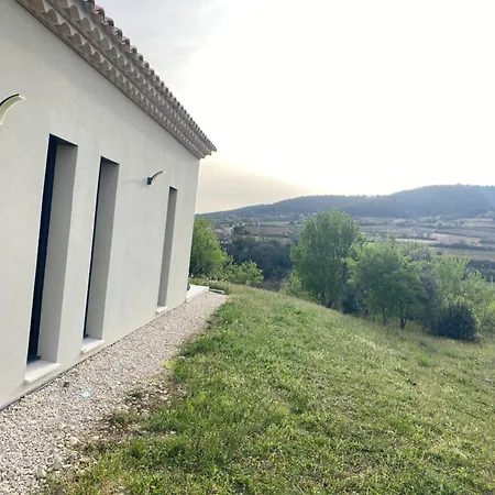 Maison Drome Provencale Avec Vue Acces Pmr Et Piscine Hors Sol 빌라 *